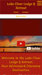 Mobile Screenshot of lodgeonlakeclear.com